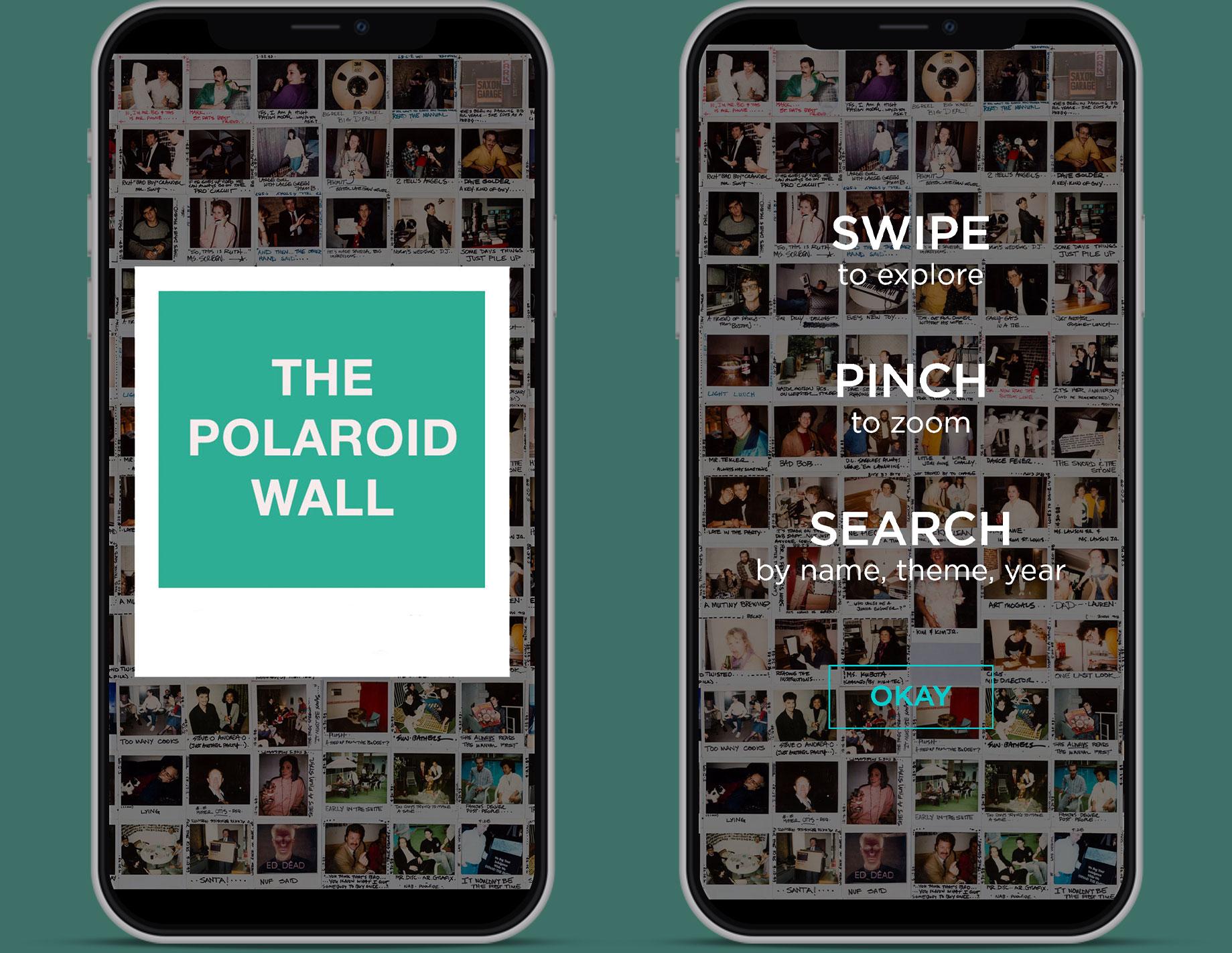 The Polaroid Wall gallery